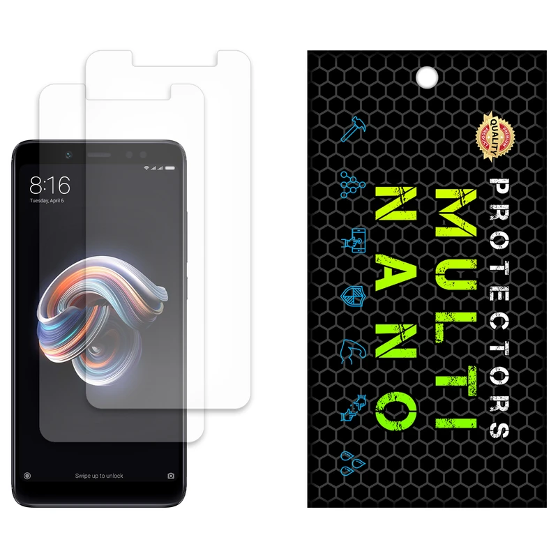 محافظ صفحه نمایش مات مولتی نانو مدل X-S2M مناسب برای گوشی موبایل شیائومی Redmi Note 5 Pro بسته دو عددی