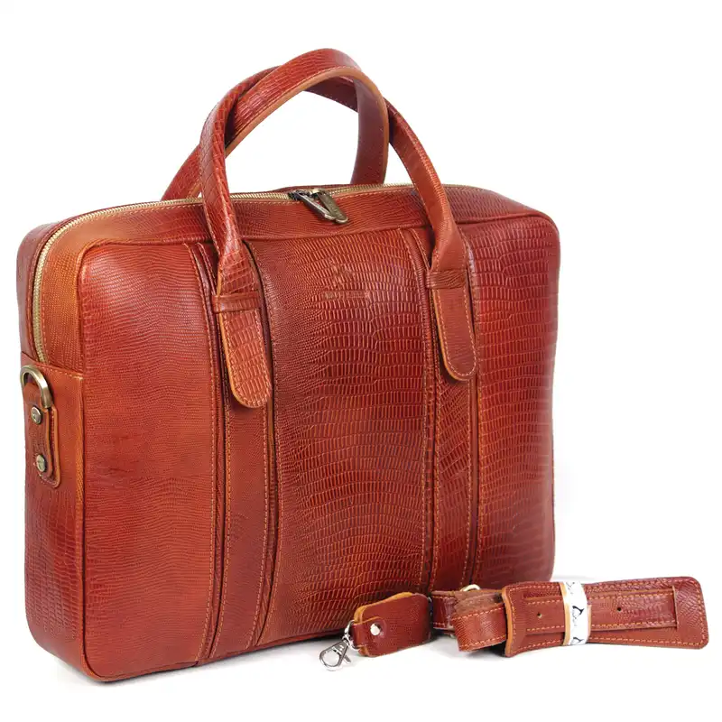 کیف اداری چرم بارز مدل DL73.LIZARD