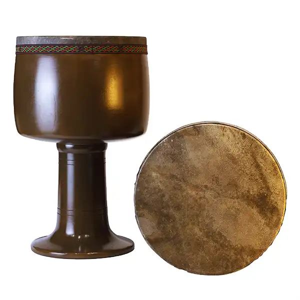 تنبک حلمی مدل ترکه ای پوست شتر