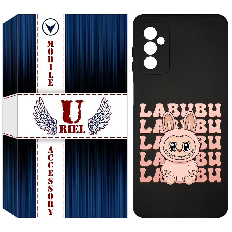 کاور یوریل قاب مدل KSH کد 133 طرح عروسک لبوبو مناسب برای گوشی موبایل سامسونگ Galaxy M52 5G