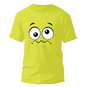 تی شرت آستین کوتاه زنانه مدل شکلک ایموجی 144