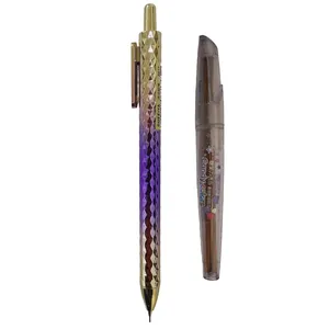 مداد نوکی 0.5 میلی متری مدل هولوگرامی شطرنجی کد PU100 به همراه نوک