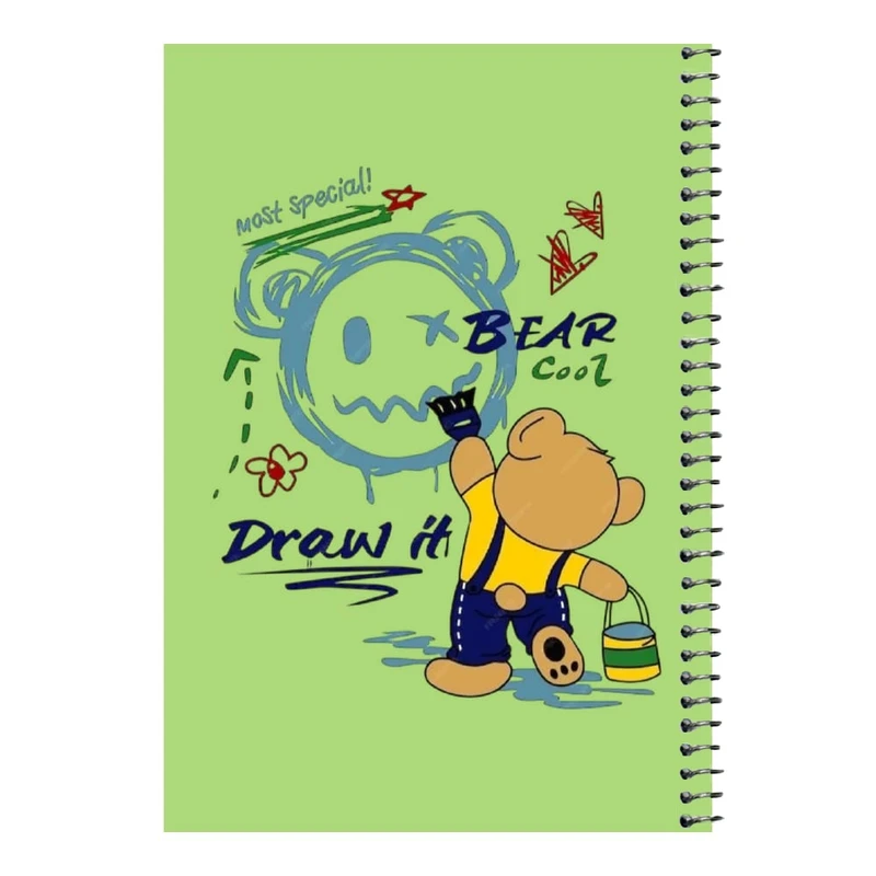 دفتر مشق 80 برگ اس جی مدل تدی نقاش    