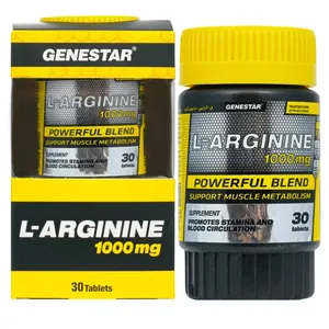 قرص ال آرژنین ژن استار - 1000 میلی گرم بسته 30 عددی