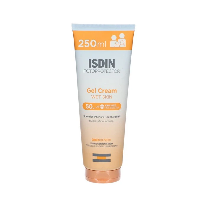 ژل ضد آفتاب بدون رنگ ایزدین SPF 50 مدل Fotoprotector ‌مناسب پوست‌های حساس حجم 250 میلی‌لیتر