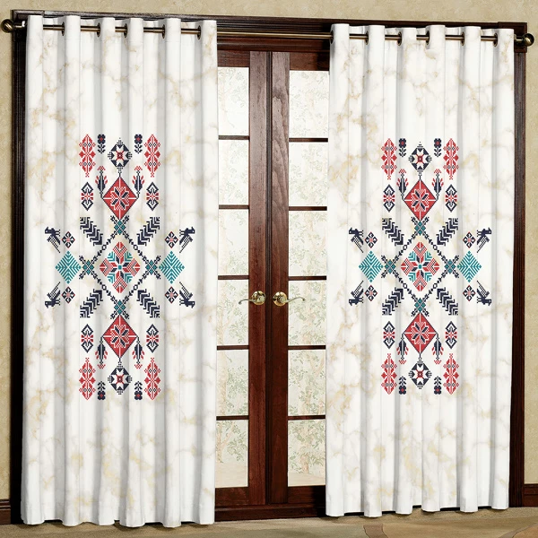 پرده مدل مخمل پانچی کد 7547 سایز 280x140 سانتی متر