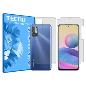 Tecno brand shockproof Hydrogel screen protector glass for Xiaomi Redmi Note 10 5G along with the back protector