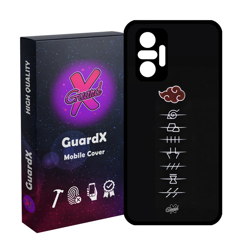 کاور گارد ایکس طرح Naruto Anime مدل Glass10586 مناسب برای گوشی موبایل شیائومی Redmi Note 10 Pro/Note 10 Pro Max
