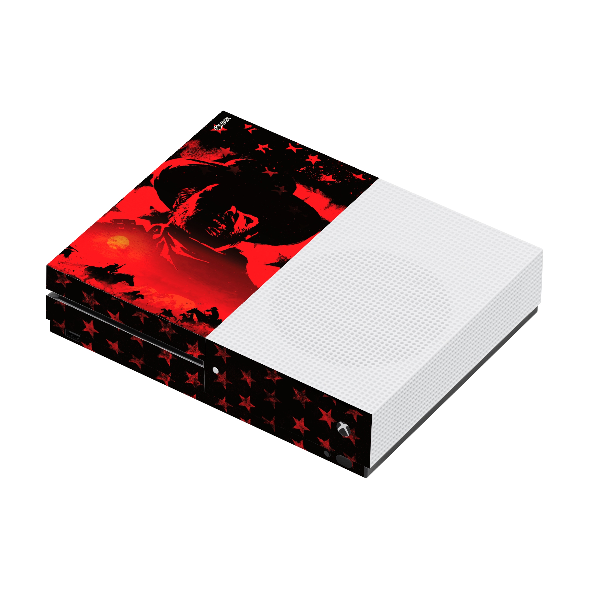 برچسب کنسول بازی Xbox One S اس ای گییرز طرح Red Dead Redemption II 01