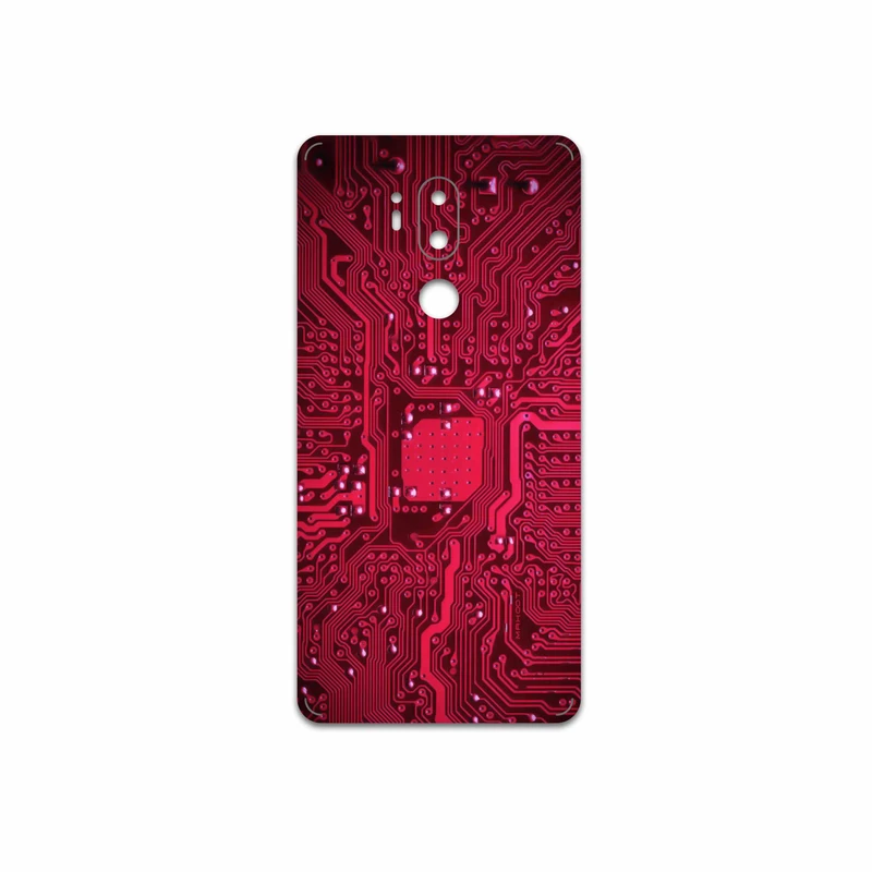 برچسب پوششی ماهوت مدل Red-Printed-Circuit-Board مناسب برای گوشی موبایل ال جی G7 PLUS THINQ