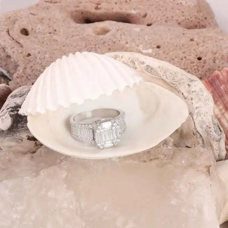 انگشتر نقره زنانه مدل GA-R104