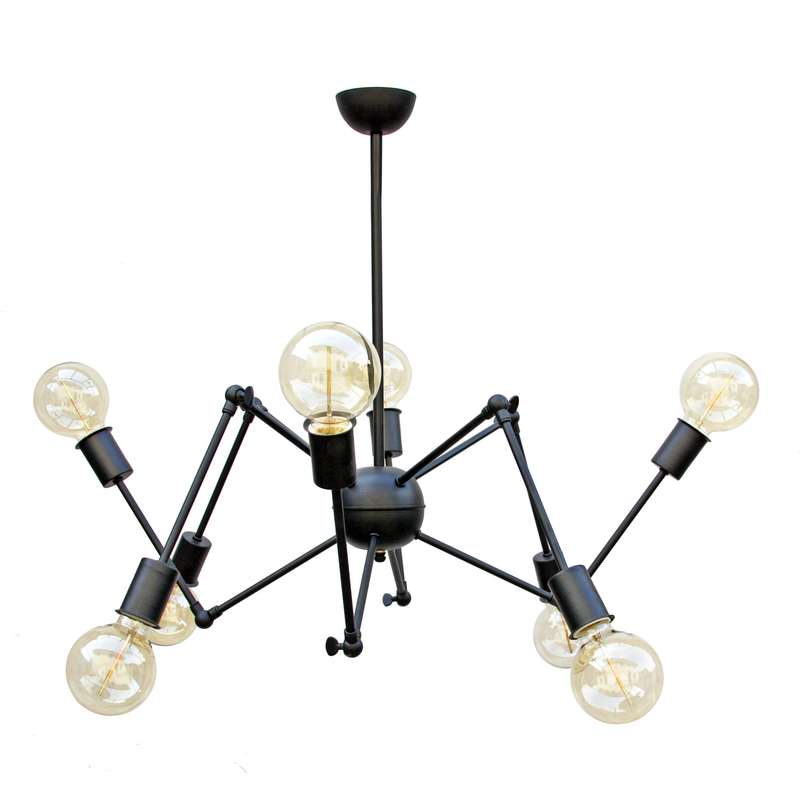 لوستر 8 شعله مدل عنکبوتی