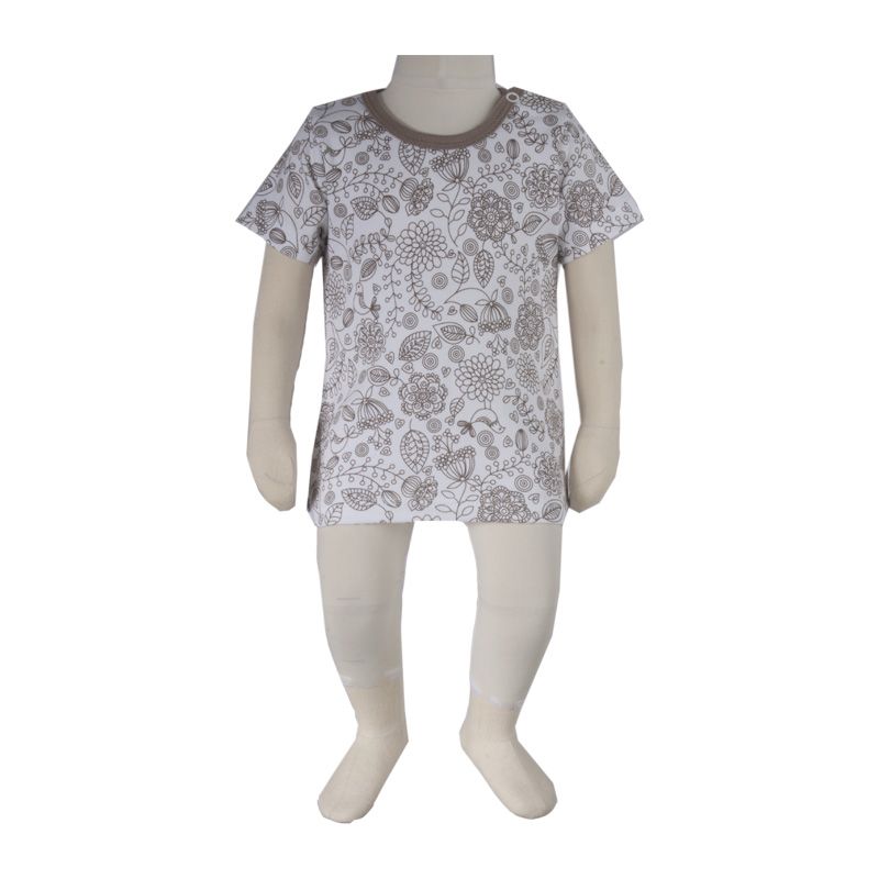 ست 5 تکه لباس نوزادی آدمک مدل پرنیان کد 320002 رنگ نسکافه ای -  - 11
