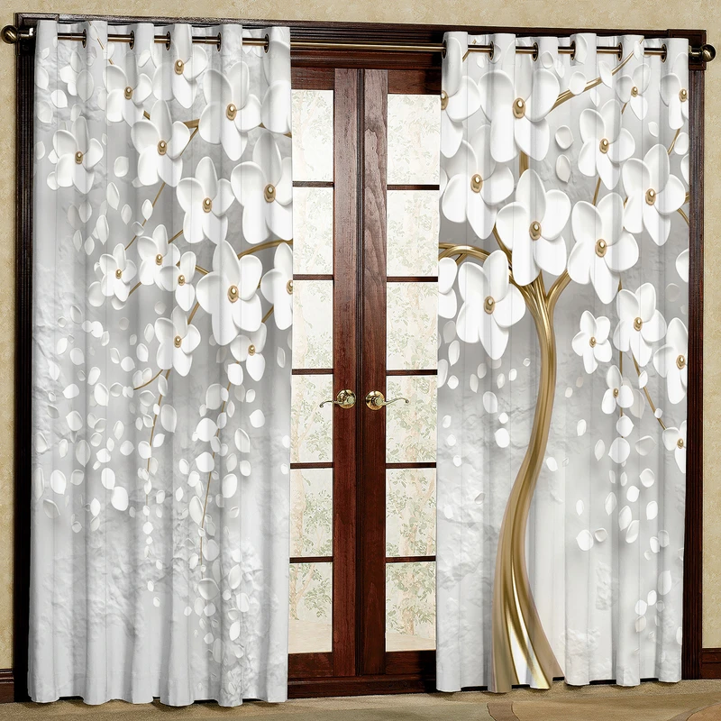 پرده مدل مخمل پانچی کد 4357R سایز 200x140 سانتی متر