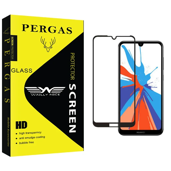 محافظ صفحه نمایش وایلی نایس مدل Pergas Glass مناسب برای گوشی موبایل هوآوی Y6 Prime 2019