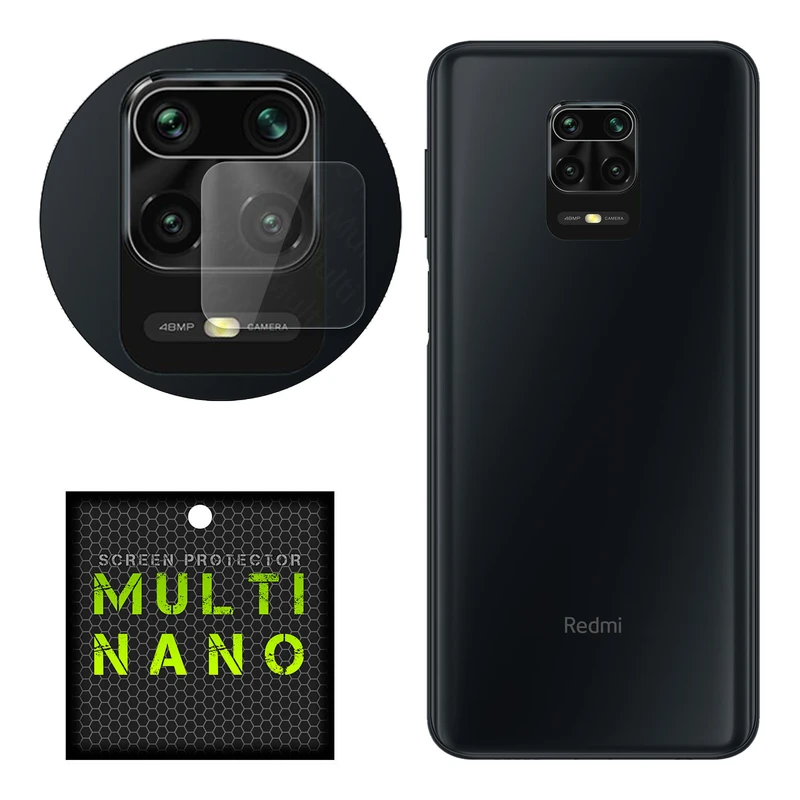 محافظ لنز دوربین مولتی نانو مدل Pro مناسب برای گوشی موبایل شیائومی Redmi Note 9 Pro