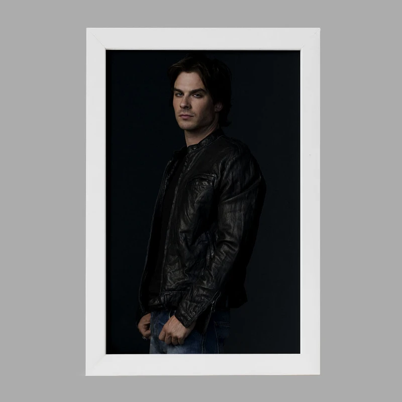 تابلو خندالو مدل دیمون سالواتوره خاطرات یک خون آشام  The Vampire Diaries  کد 23702