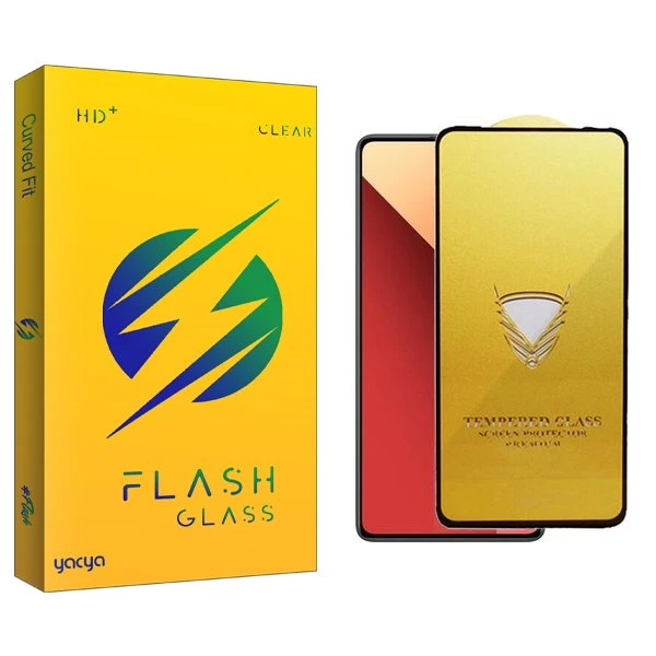 محافظ صفحه نمایش یاکیا مدل Yca OG مناسب برای گوشی موبایل شیائومی Redmi Note 13 4G / Redmi Note 13 Pro / Poco F5