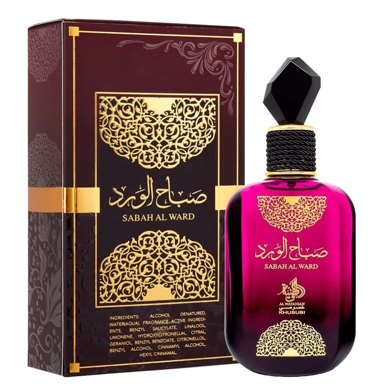ادوپرفیوم الوطنیه مدل صباح الورد با رایحه معتدل حجم 100 میلی لیتر