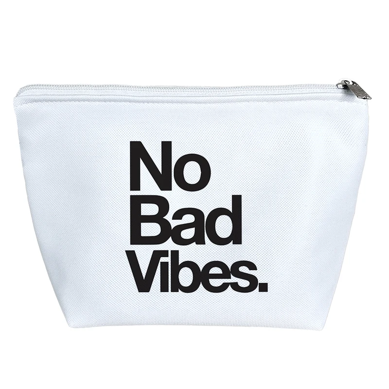 کیف لوازم آرایش دخترانه خندالو مدل No Bad Vibes کد 6563