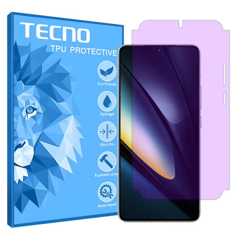محافظ صفحه نمایش تکنو مدل ضد اشعه بنفش مناسب برای گوشی موبایل شیائومی Poco F6 Pro