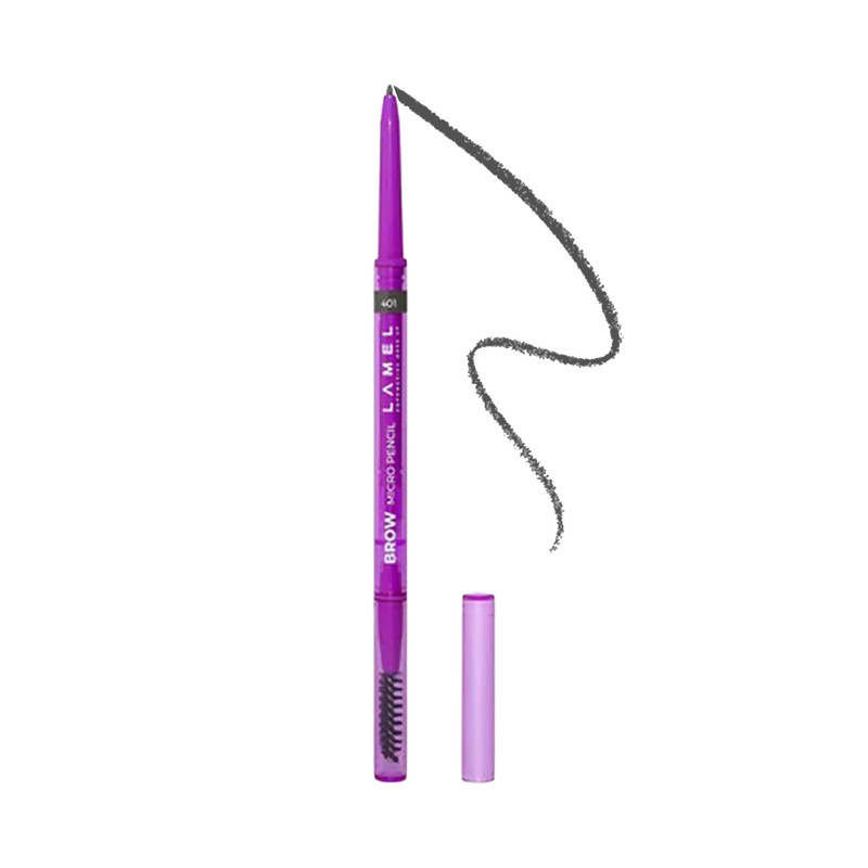 مداد ابرو لامل مدل Micro شماره 404 رنگ خاکستری