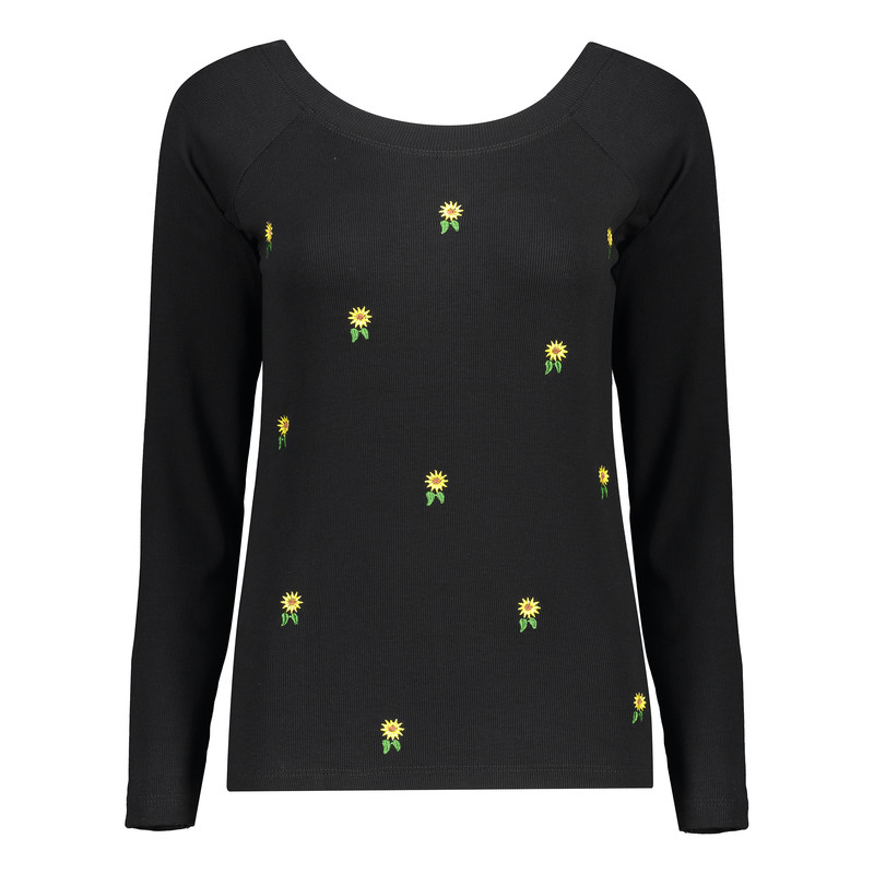 بلوز آستین بلند زنانه مدل گلدوزی گل کد 110302/4