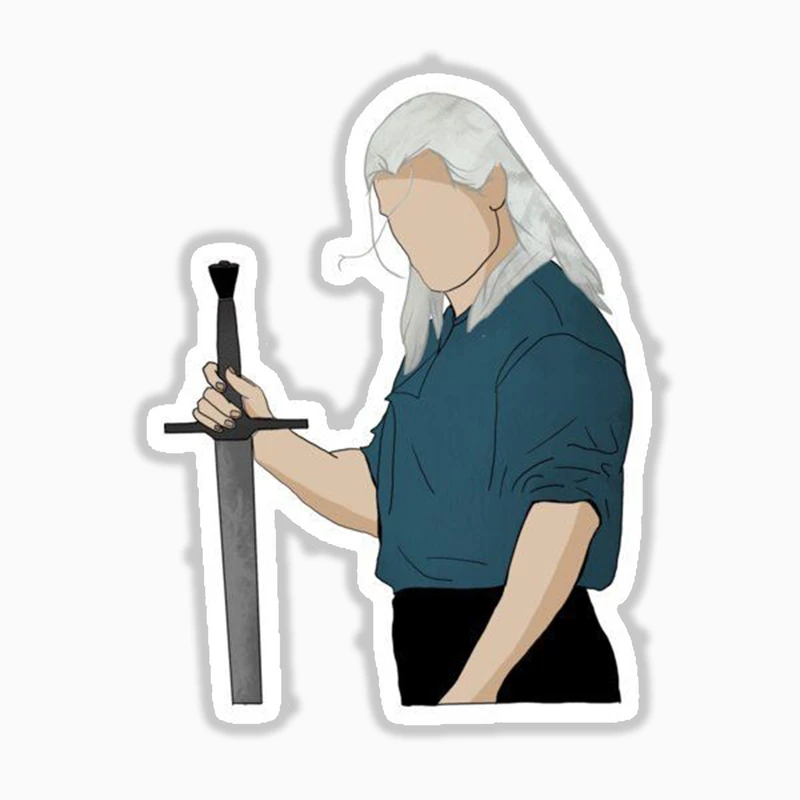 استیکر لپ تاپ و موبایل بووم طرح سریال ویچر کد mm3