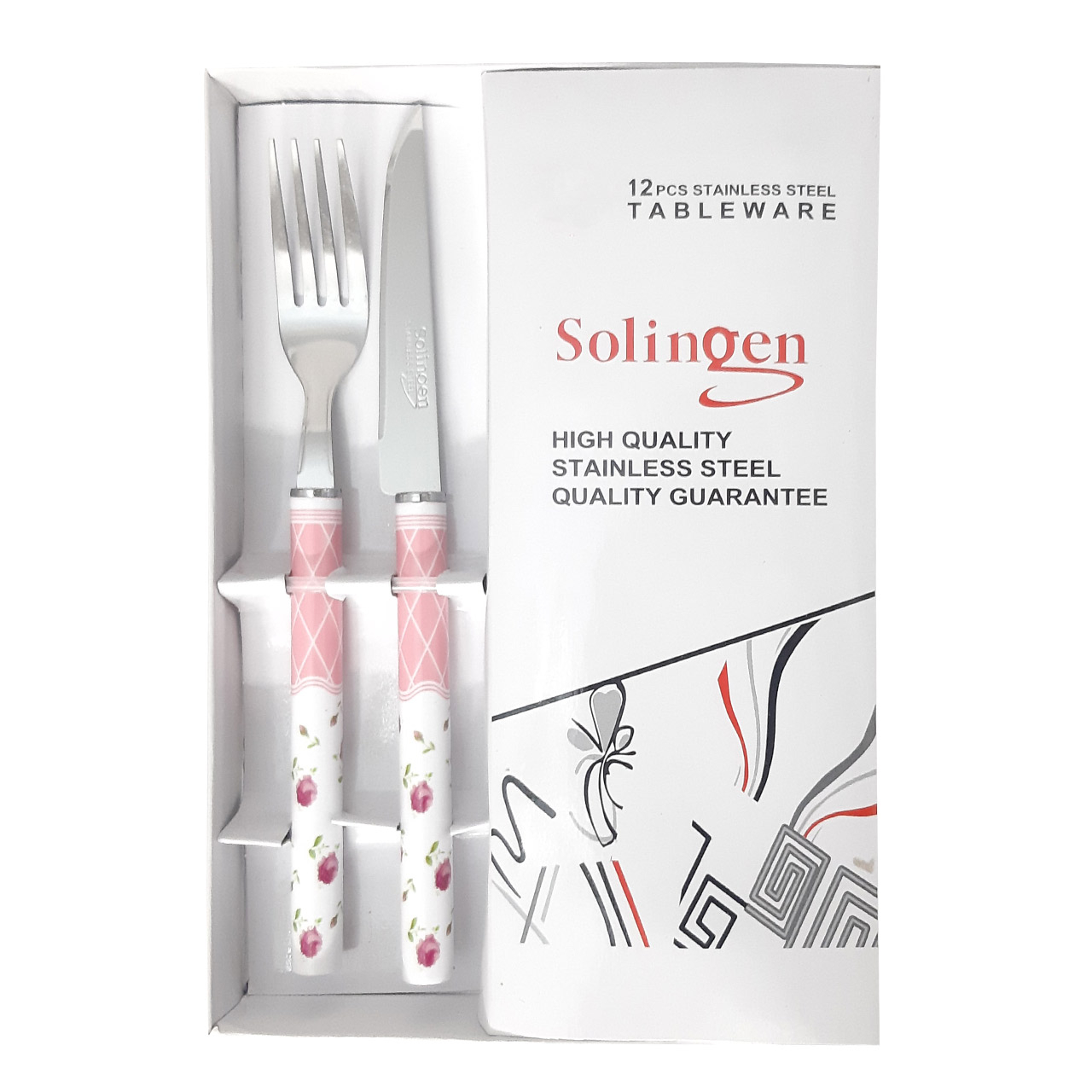 ست کارد و چنگال میوه خوری 12 پارچه زولینگن کد SOL11