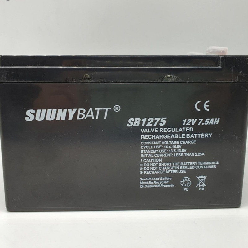 باتری شارژی 7.5 آمپر مدل SB1275