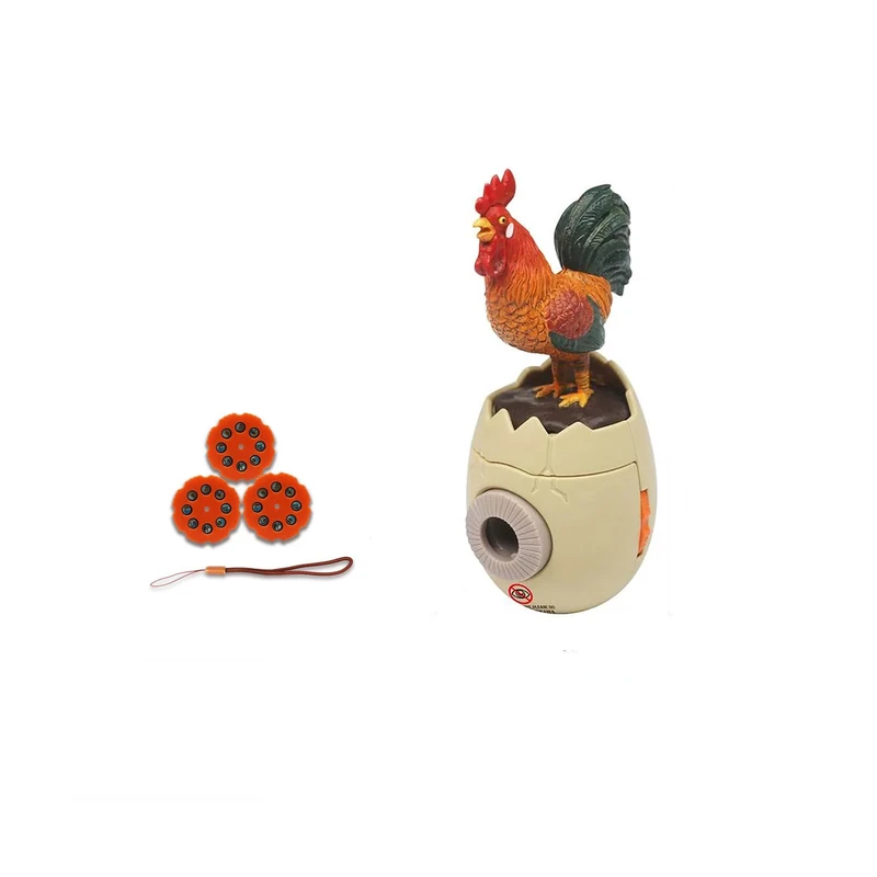 بازی آموزشی حیوانات مدل پروژکتور حیوانات طرح خروس کد JI110