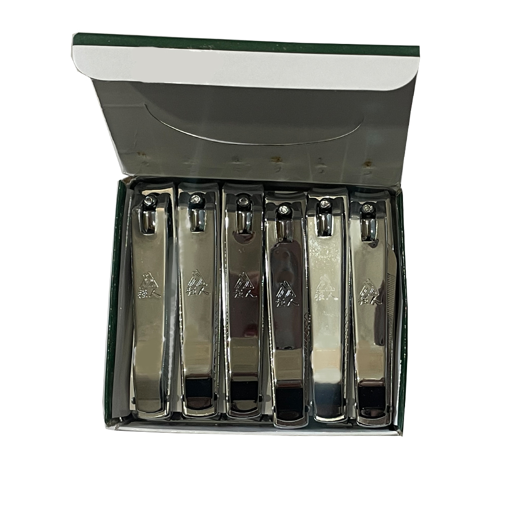 ناخن گیر طرح استیل مدل 01 بسته 12 عددی