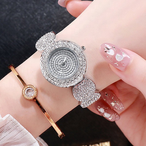 ساعت مچی عقربه ای زنانه مدل لاکچری کد 1 ساعت مچی عقربه ای زنانه مدل لاکچری کد 1