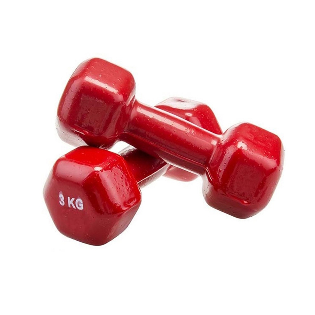 دمبل مدل VK وزن 3 کیلوگرم مجموعه دو عددی