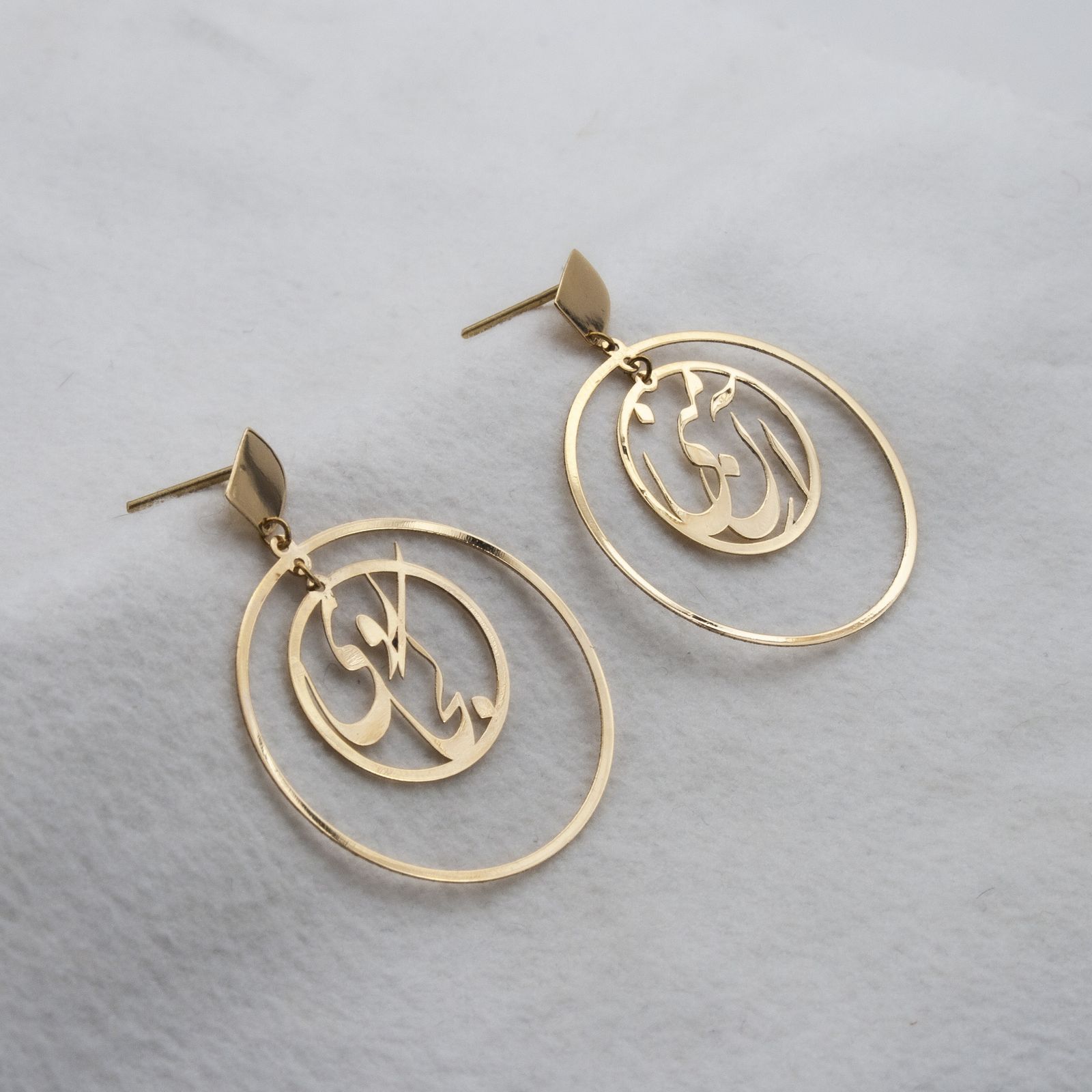 گوشواره طلا 18 عیار زنانه دُرج مدل DE84 -  - 3