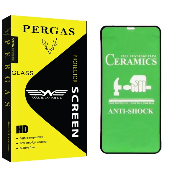 محافظ صفحه نمایش وایلی نایس مدل Pergas Glass مناسب برای گوشی موبایل اپل Iphone 11