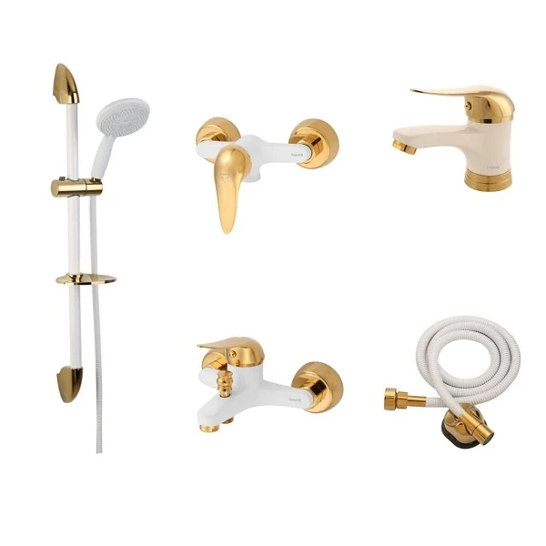 ست شیرآلات فاخته مدل زحل ST/b sin مجموعه 5 عددی