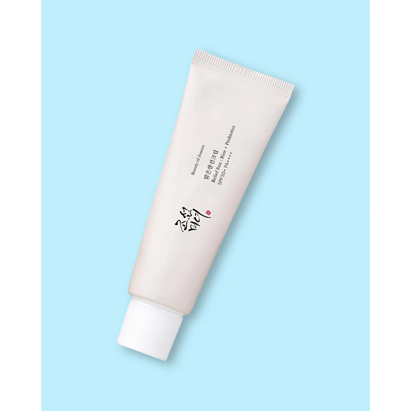 کرم ضد آفتاب بدون رنگ بیوتی اف جوسئون SPF 50 مدل Relief مناسب انواع پوست‌ حجم 50 میلی‌لیتر