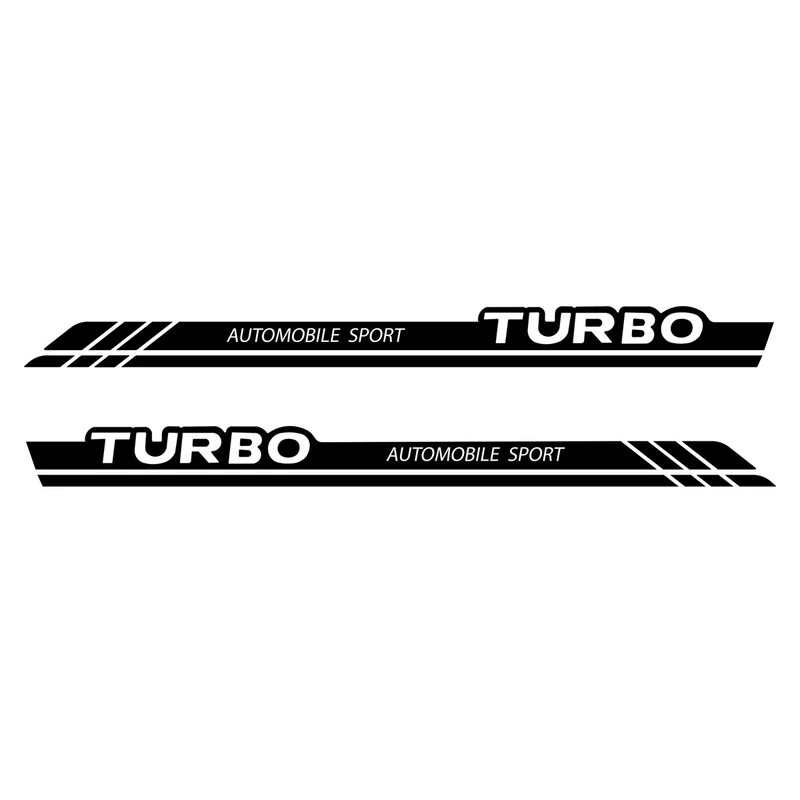برچسب بدنه خودرو طرح TURBO VANET مناسب برای پیکان وانت بسته 2 عددی