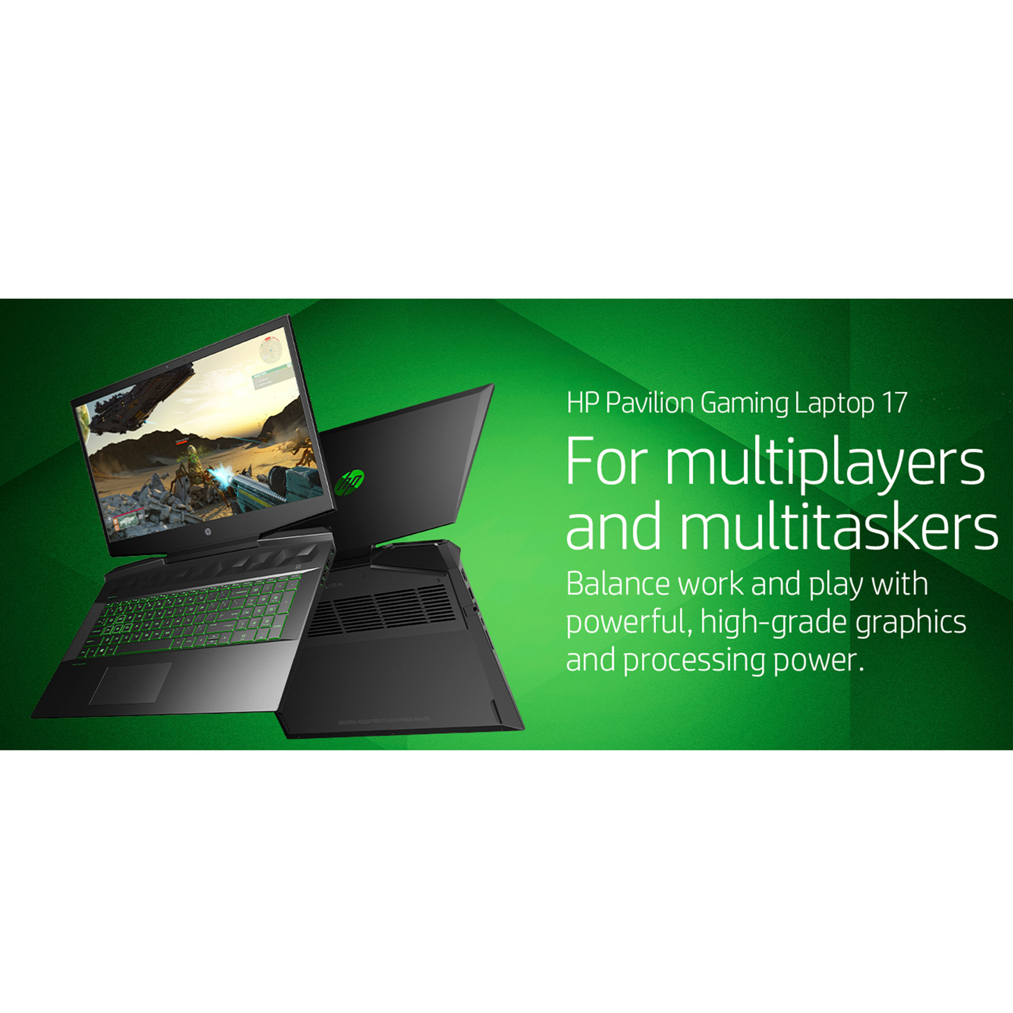 لپ تاپ 17.3 اینچی اچ‌پی مدل  Pavilion Gaming 17 CD2015-B