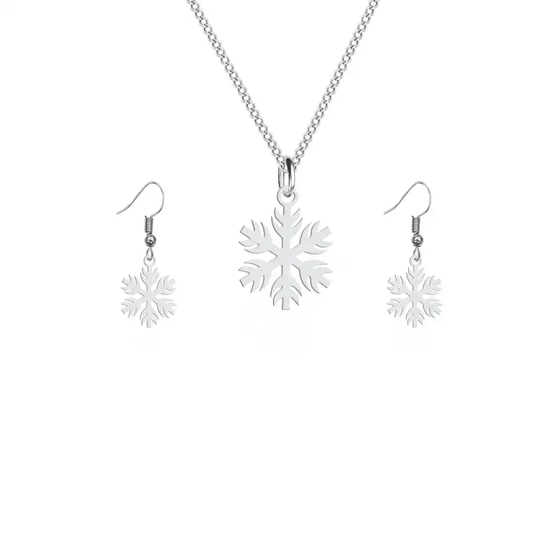 نیم ست هایکا طرح دانه برف مدل s.ha1-17