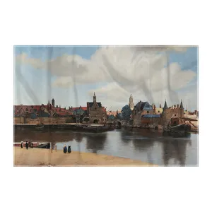 کاغذ کادو ترمه طراحان ایده مدل نمایی از دلفت از ورمر کد art0588 سایز 57x37 سانتی متر