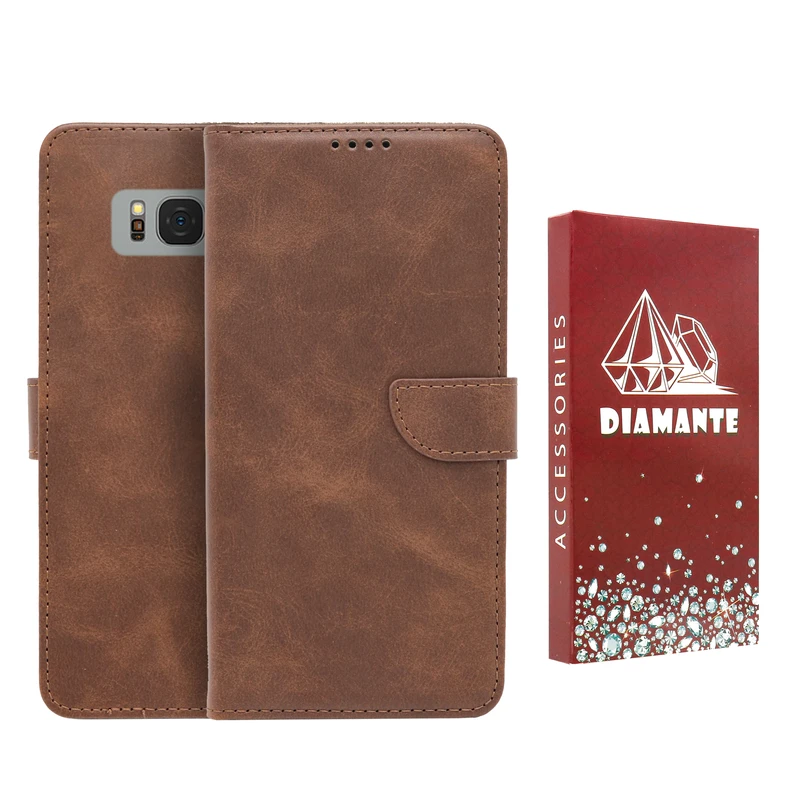 کیف کلاسوری دیامانته مدل Bers Ros مناسب برای گوشی موبایل سامسونگ Galaxy S8