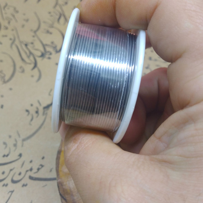 سیم لحیم سولدر مدل 40/60 وزن 100 گرم