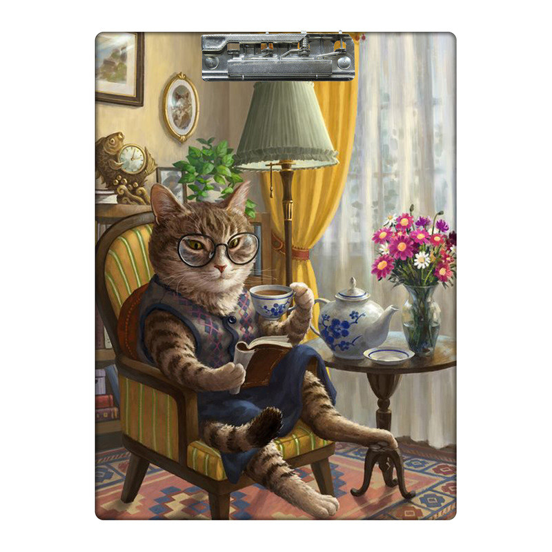 تخته شاسی طرح عصرانه گربه ای کد  0071477 سایز A4