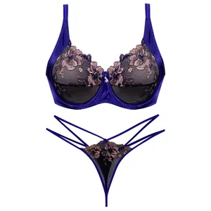 ست شورت و سوتین زنانه پانیذ مدل 9024 رنگ آبی