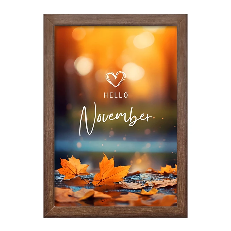 تابلو خندالو طرح پاییز کد F8663