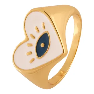 انگشتر زنانه مدل قلب و چشم کد R3596