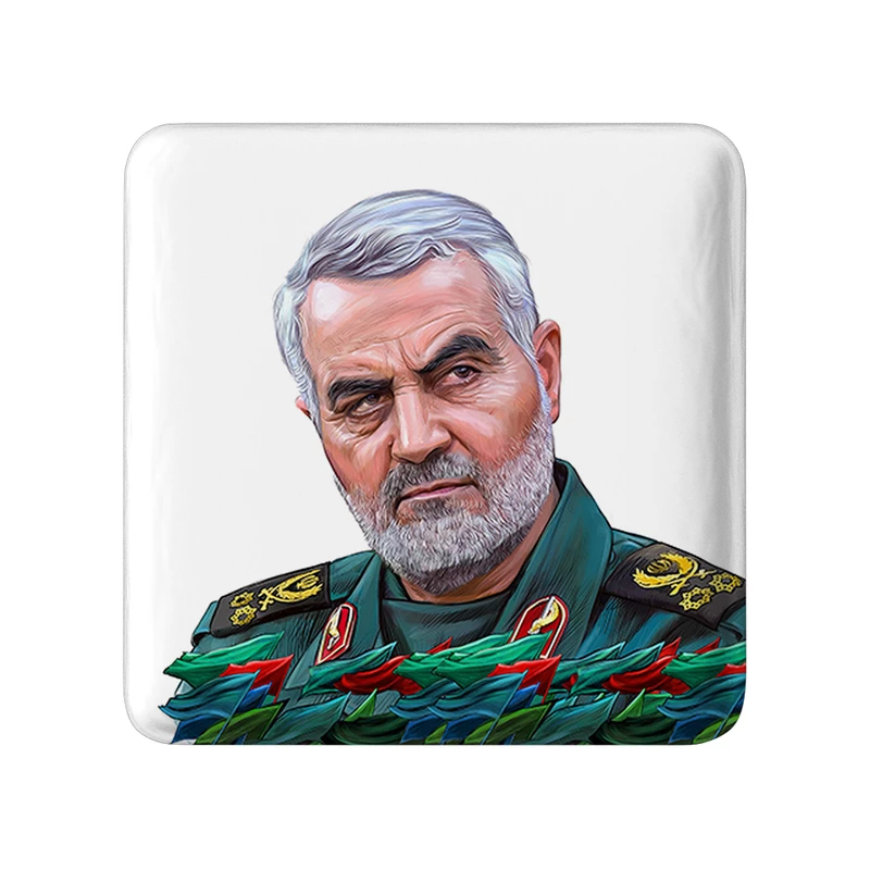 مگنت خندالو طرح سردار قاسم سلیمانی کد 12602