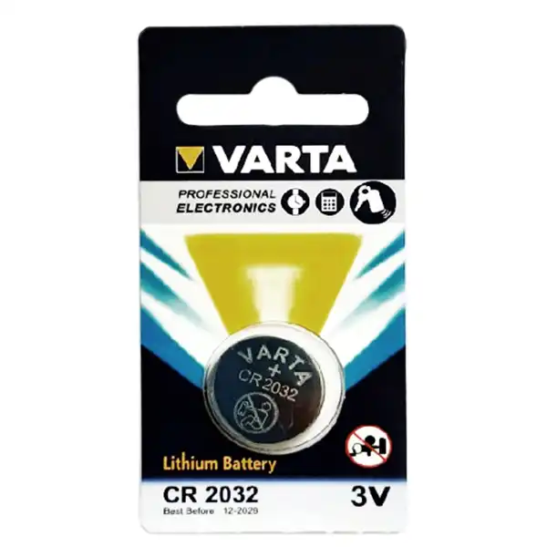 باتری سکه ای وارتا مدل CR- 2032 بسته 2 عددی